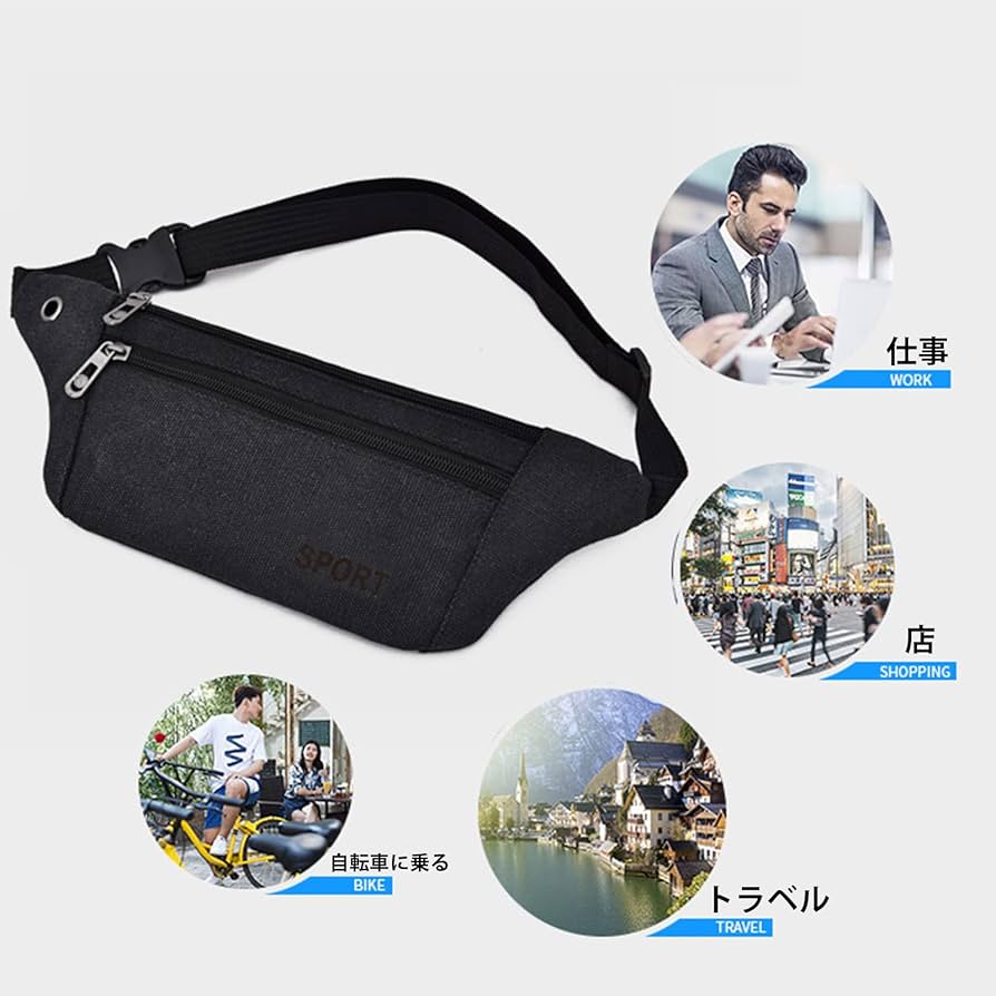 Amazon.co.jp: ウエストポーチ ウエストバッグ セキュリティ